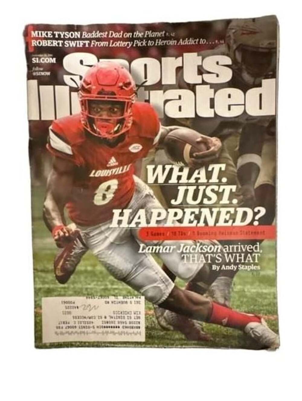 Sports Illustrated Magazine September 26 2016 Lamar Jackson Cover